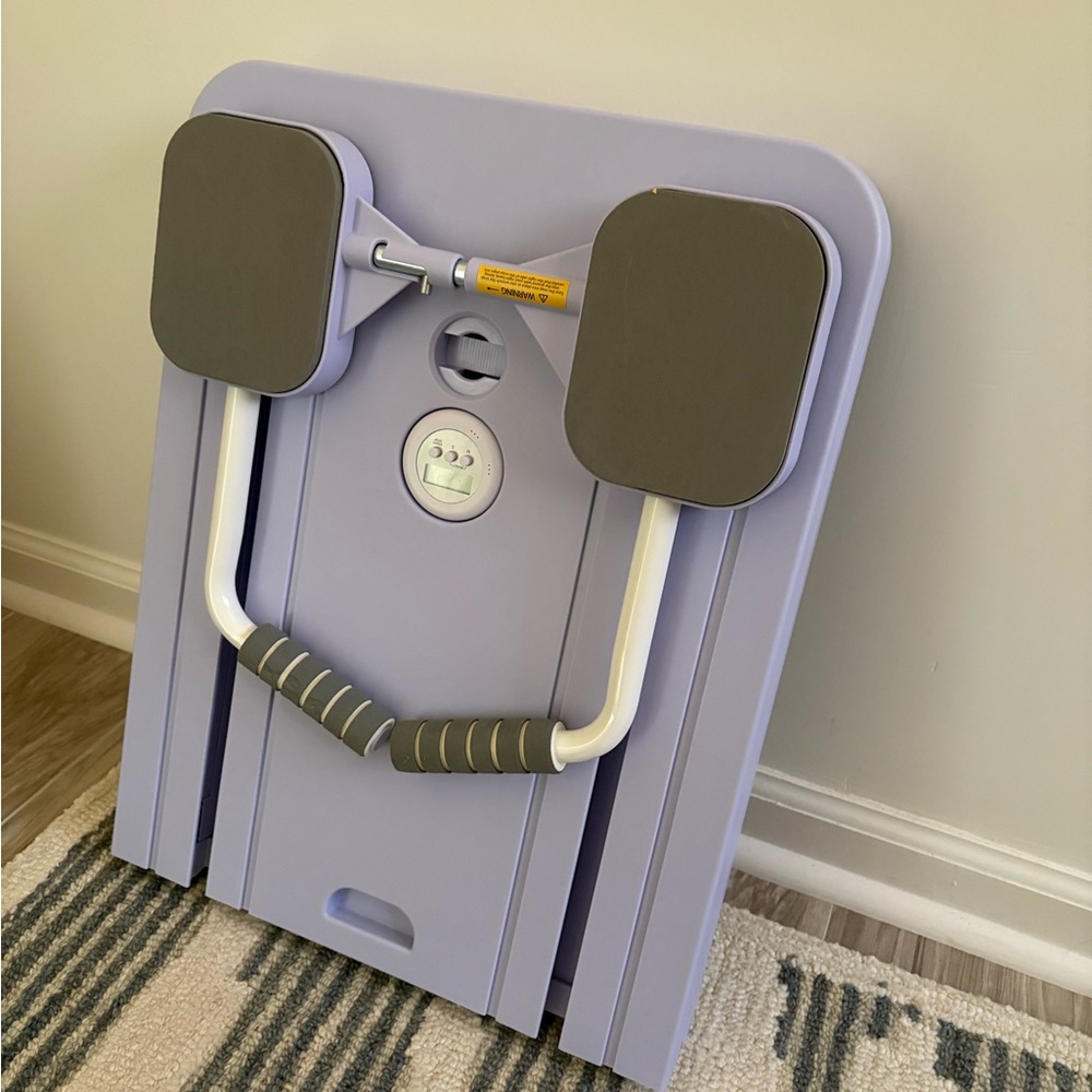 Purple and Gray Exercise Equipment